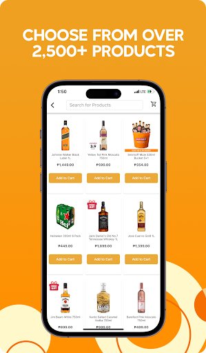 Boozy Liquor Delivery Screen 3