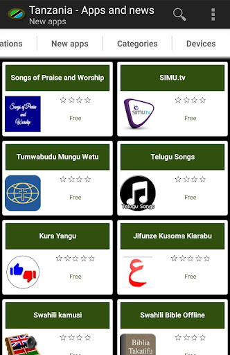 Tanzania apps Screen 3