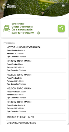 Android application Gestor Documental screenshort