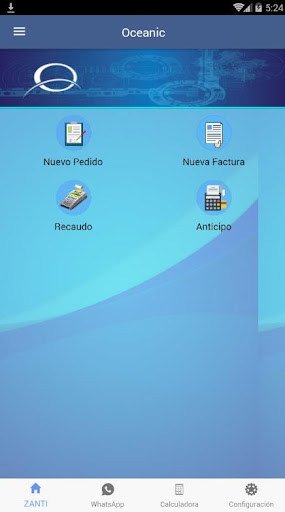 Android application Fuerza de Ventas Oceanic screenshort