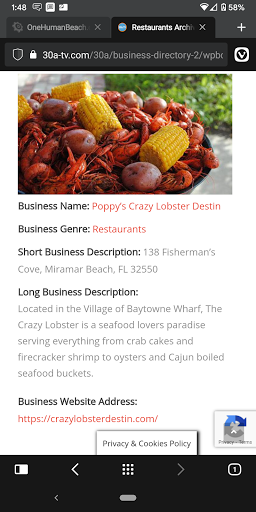 30A TV Beach Guide Screen 2