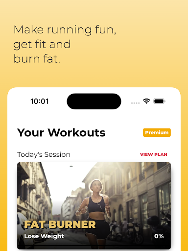 Screenshot of Treadmill Workout: Walk & Run