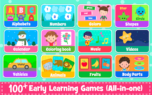 Скачать игру Kids Preschool Learning Games - 150 Toddler games для Android бесплатно