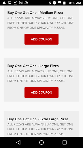 Sams Pizza and Subs Screen 2