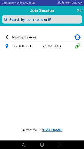 NovoConnect App Screen 2