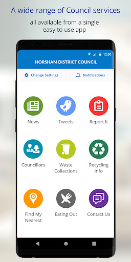 Android application Horsham District Council screenshort