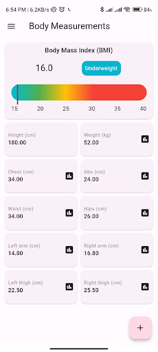 Nourish Fitness Screen 3