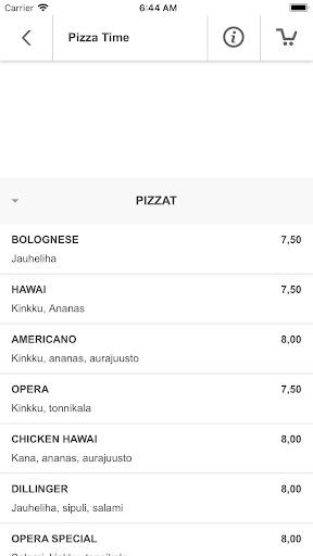 Pizza Time Ravintolat Screen 3