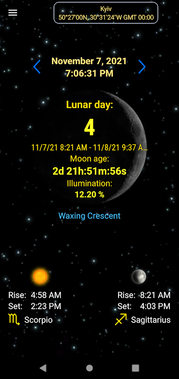 Moon Calendar Plus - 4.1 - (Android)