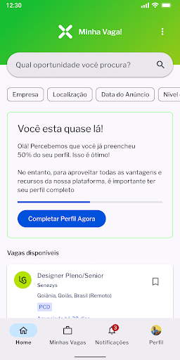 Minha Vaga! Screen 3