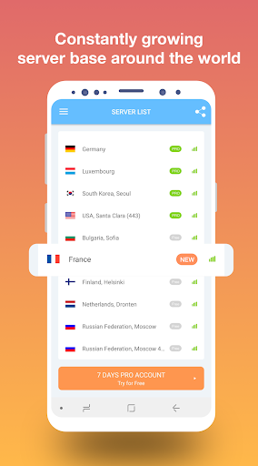 VPN servers in Russia v1.95 Pro Android