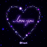 Cover Image of Télécharger 카카오톡 테마 - 네온_love you  APK
