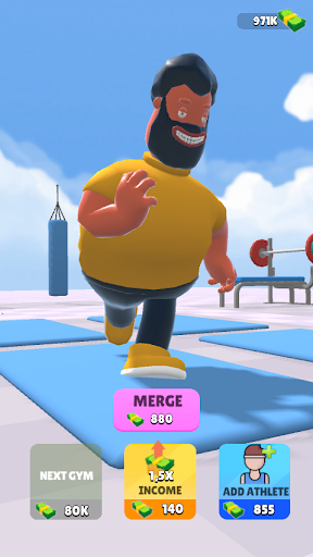 Android application Fitness Master: Idle Gym screenshort