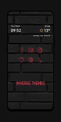 Android application Red - Line Icon Pack screenshort
