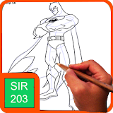 How To Draw Batman icon