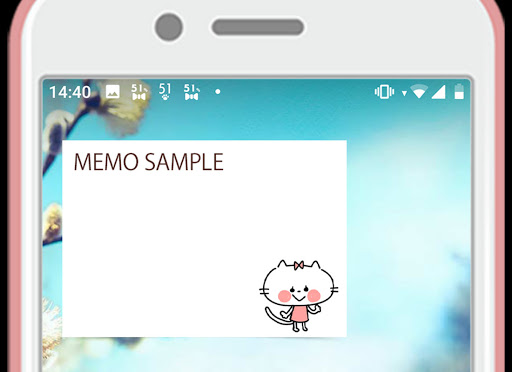 Notepad Cute Cat Screen 2