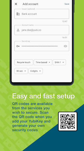 Yubico Authenticator Screen 2