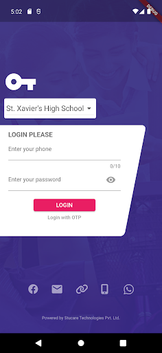 St. Xaviers High School Screen 2
