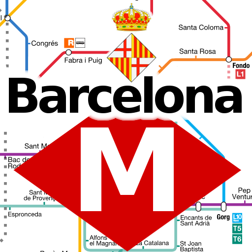 Barcelona Metro Map logo