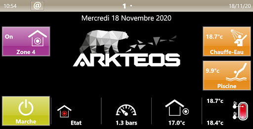 Android application Arkteos screenshort