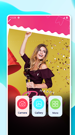 Android application Birthday Photo Frames Editor screenshort