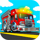 Fire truck childs games icon