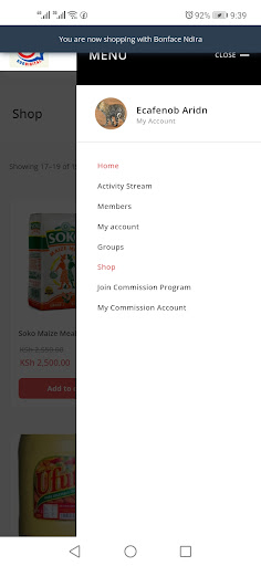 Android application ParkRoad Ngara screenshort