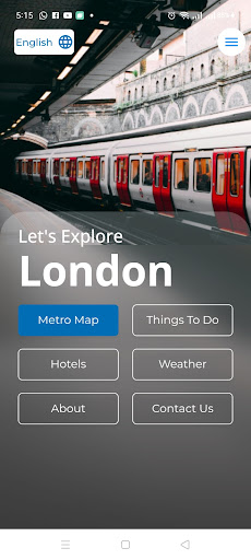 Android application London Guide screenshort
