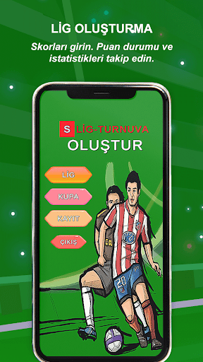 Android application Lig - Turnuva Oluştur screenshort