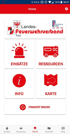 Android application FW - INFO screenshort