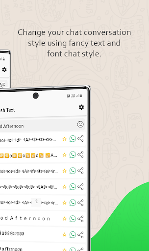Chat Styles: Cool stylish Font Screen 2