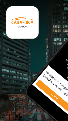 Android application Cab Africa Vendor screenshort