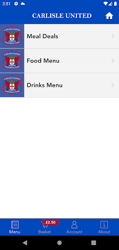Carlisle United Food and Drink Screen 2