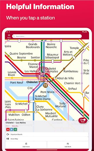 Screenshot of Paris Metro – Map and Routes