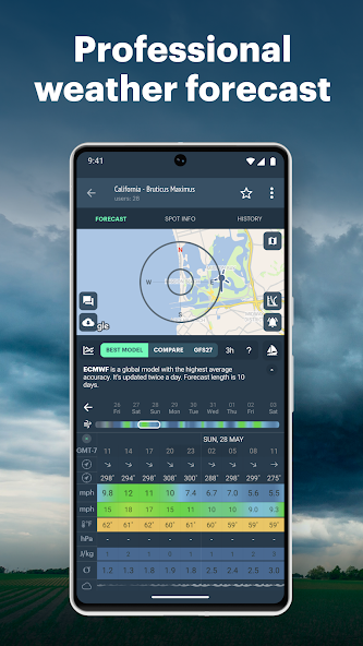 WINDY APP: wind forecast & marine weather 47.5.0 APK + Мод (Unlimited money) за Android