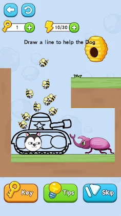 Help The Dog - Draw To Save - Screenshot 1