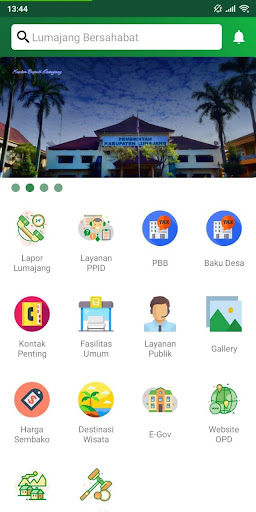 Android application Lumajang Bersahabat screenshort