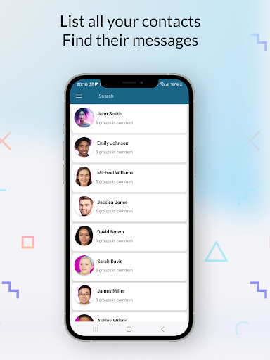 Telegram Contact Tracker Screenshot