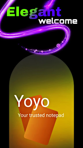 Android application yoyo - your trusted notepad screenshort