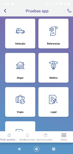 Mas servicios afiliado Screen 3