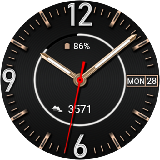 Analog Classic Watch face Logo