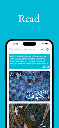 Android application Quran Congregation screenshort
