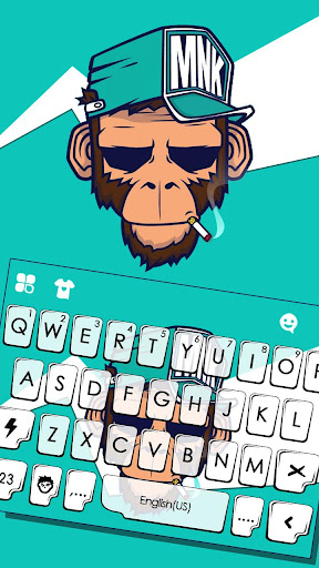 Android application Cool Monkey Keyboard Theme screenshort