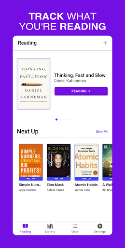 Android application Kabook! Reading List screenshort