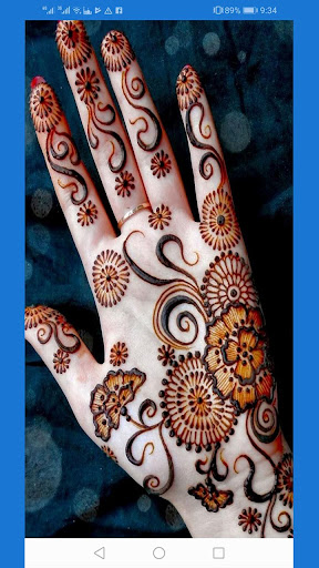 Android application Mehndi Designs offline screenshort
