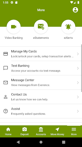 Android application Everence FCU screenshort