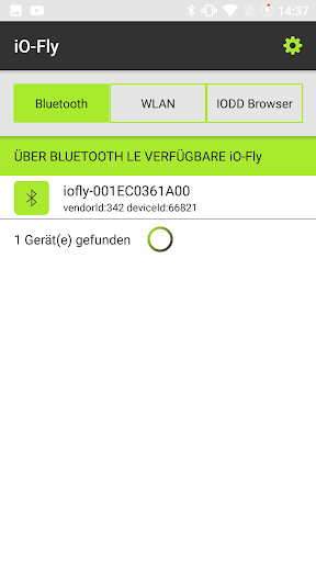 Android application iO-Fly screenshort
