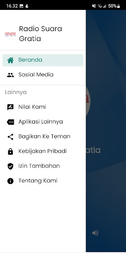 Radio Suara Gratia Screen 2