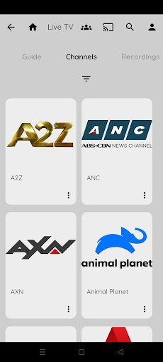 PBB-IPTV PLAYER Screen 2