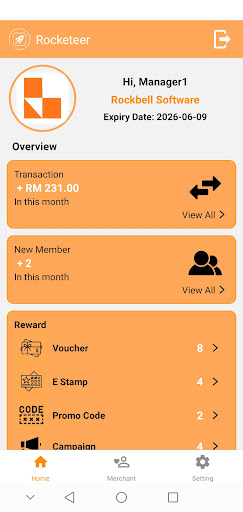 Rocketeer Membership Screen 2